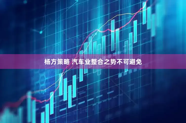 杨方策略 汽车业整合之势不可避免